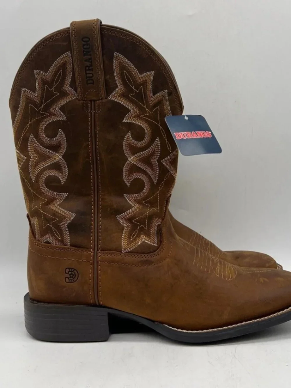 Durango Westward DDB0371BB Brown Western Boots Men's 11M